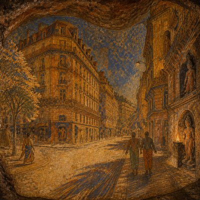 Ajanta Art Style Style Transfer Example