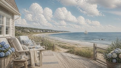 sweeping panoramic landscape with a dramatic sky