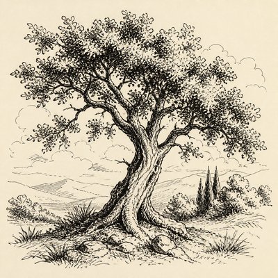 a tree in nature