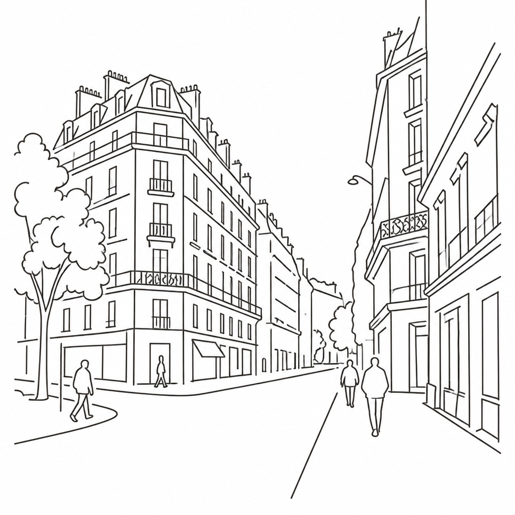 Line Art Icon Design Style Transfer Example