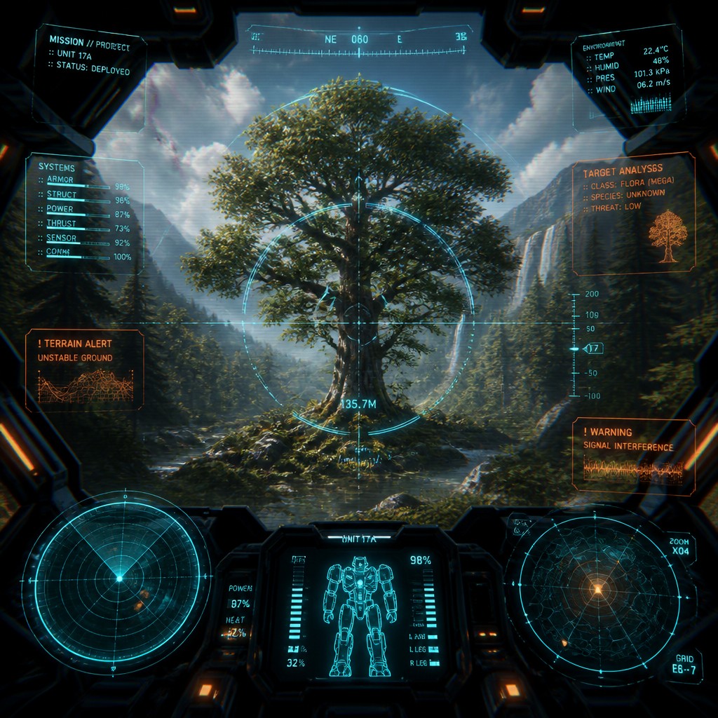 a tree in nature
