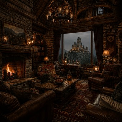majestic castle on a hilltop