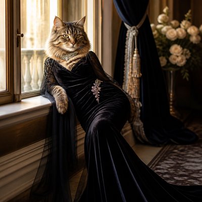 a cat lounging in a sunlit window