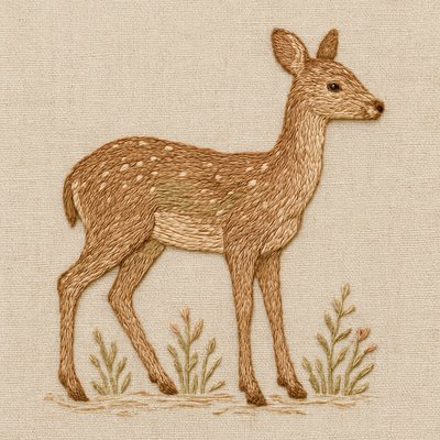 animal standing in natural pose