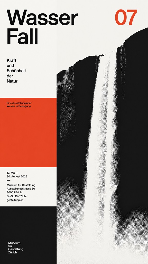 towering waterfall cascading down a cliff
