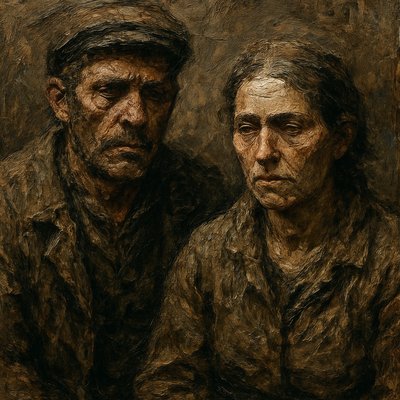 portrait of two people together