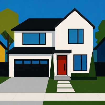 house with front view