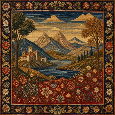 Woven Tapestry Art Style 2