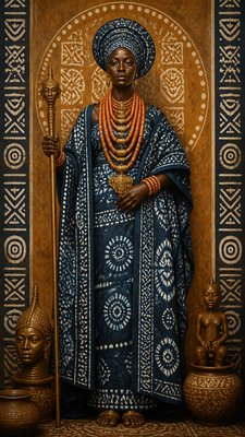 full-length portrait of an elegant figure