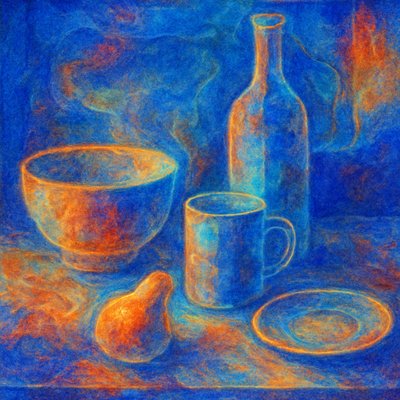 still life with everyday objects