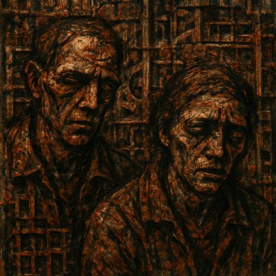 portrait of two people together
