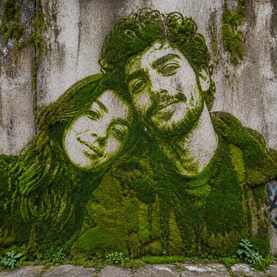 portrait of two people together
