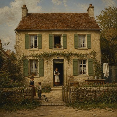 house with front view