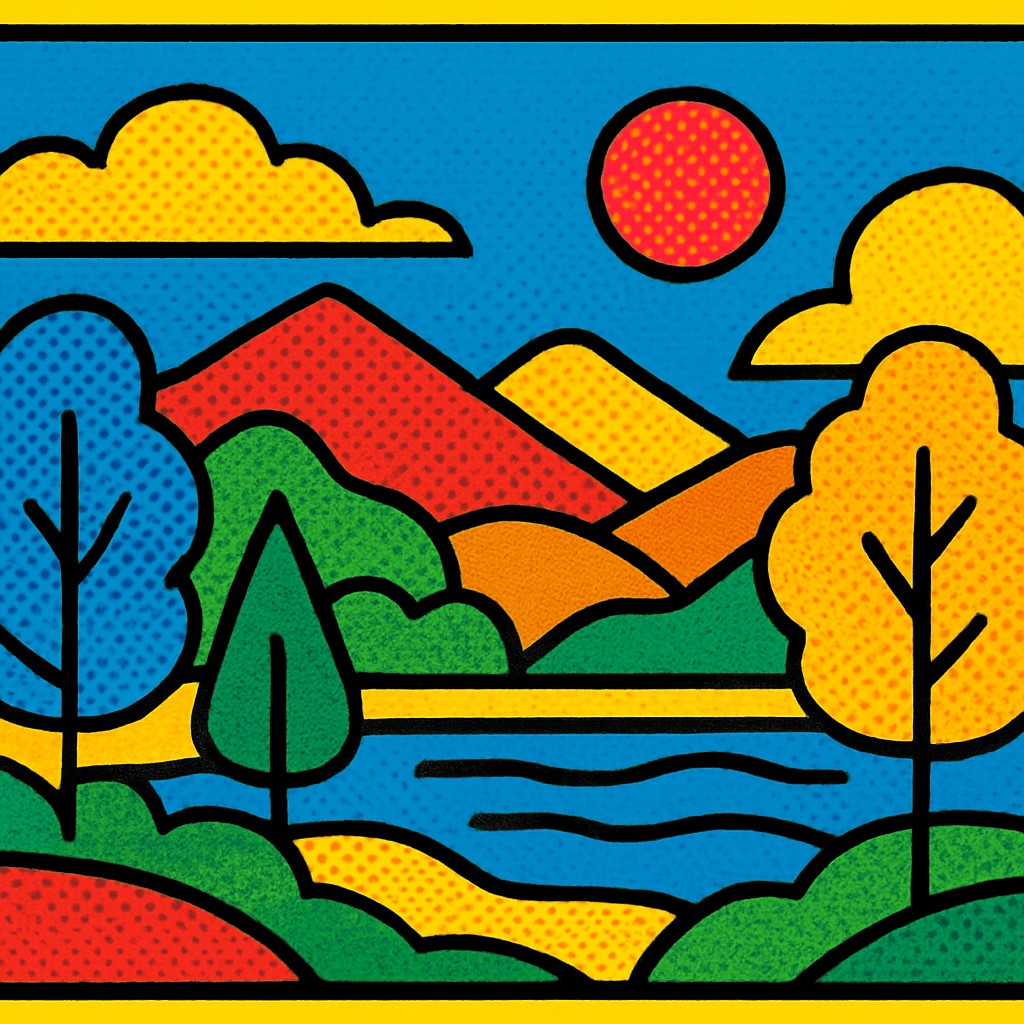 wide landscape with natural scenery