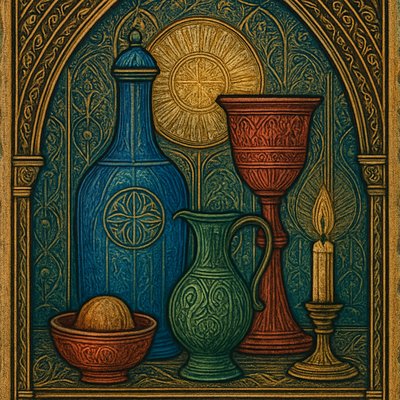 still life with everyday objects