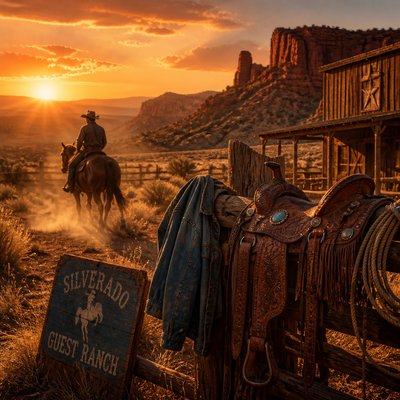 wide landscape with natural scenery — Cowboycore Aesthetic