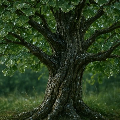 a tree in nature