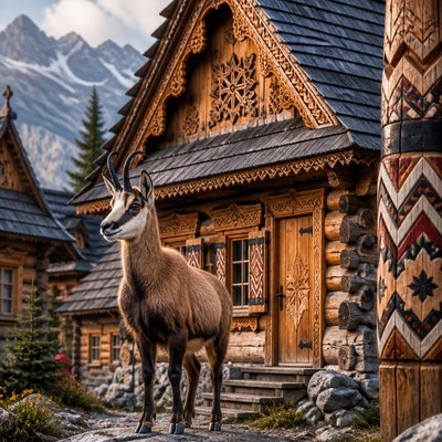 animal standing in natural pose