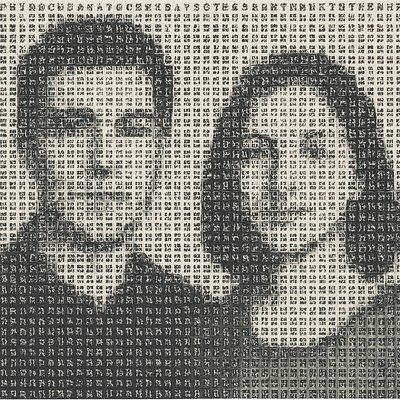 portrait of two people together