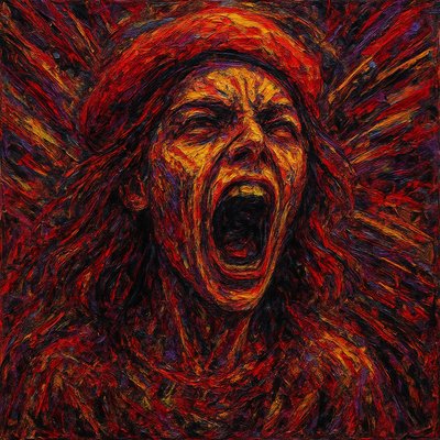 Primal Scream Expressionism Art Style Style Transfer Example