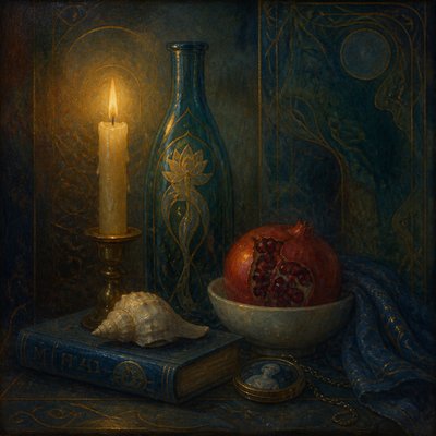 still life with everyday objects