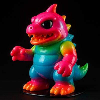 Japanese Toy Art (Sofubi) Style Transfer Example