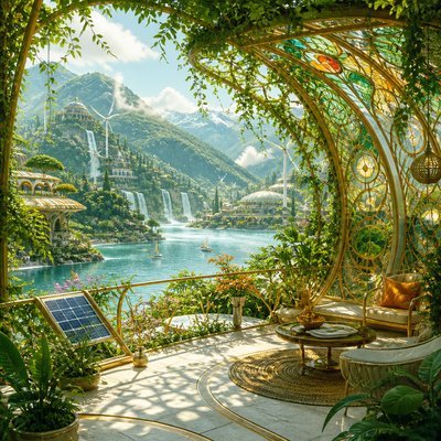 Solarpunk Aesthetic 2