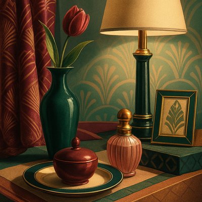 still life with everyday objects