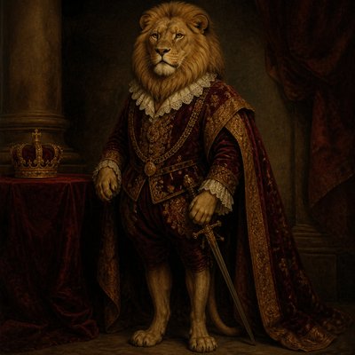 animal standing in natural pose — Madrid Art Style