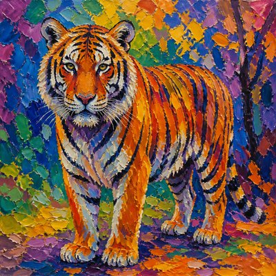 animal standing in natural pose