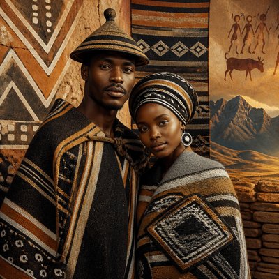 portrait of two people together