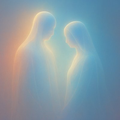 portrait of two people together