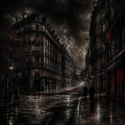 Gothic Fashion Design Style Transfer Example