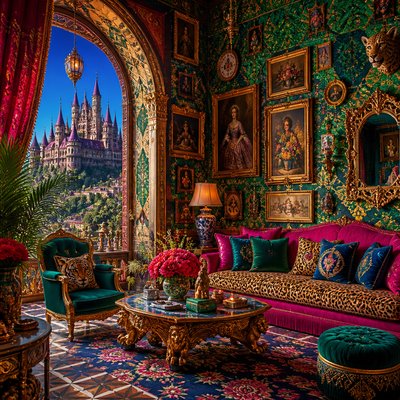 majestic castle on a hilltop