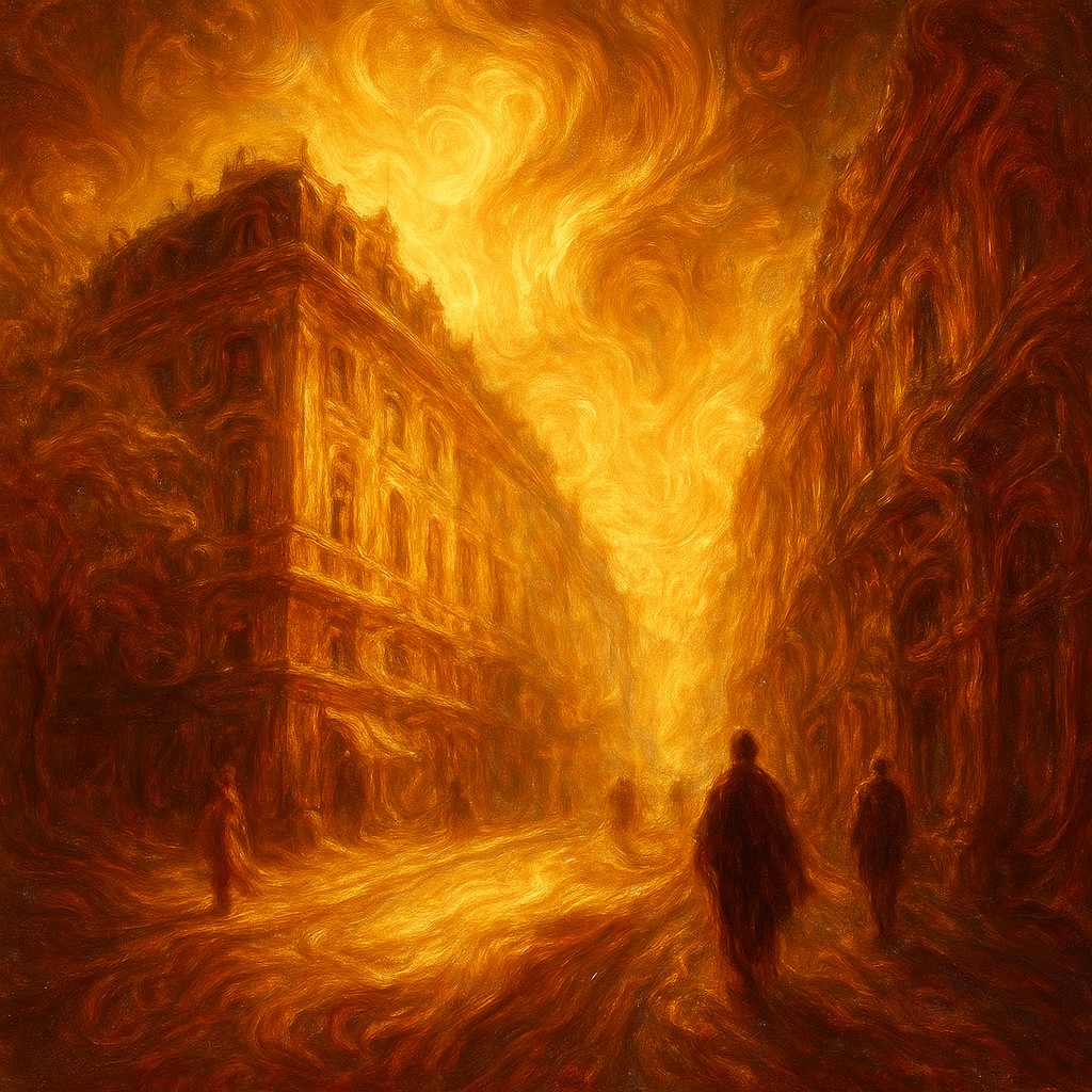 Mystical Ecstasy Baroque Art Style Style Transfer Example