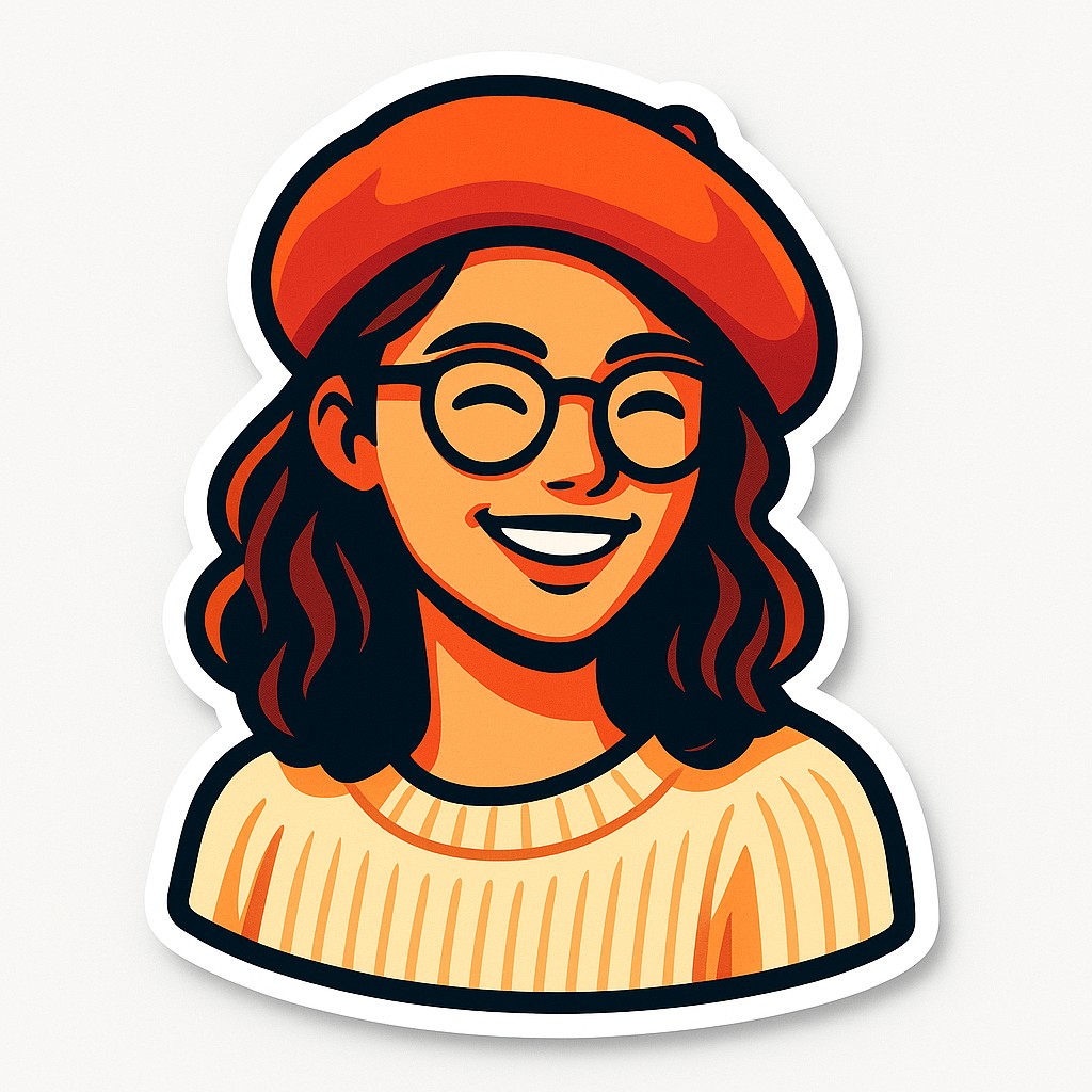 Die-Cut Sticker Design Style Transfer Example