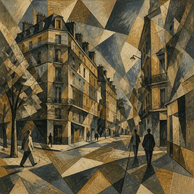 Cubism Art Style Style Transfer Example