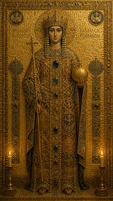 full-length portrait of an elegant figure