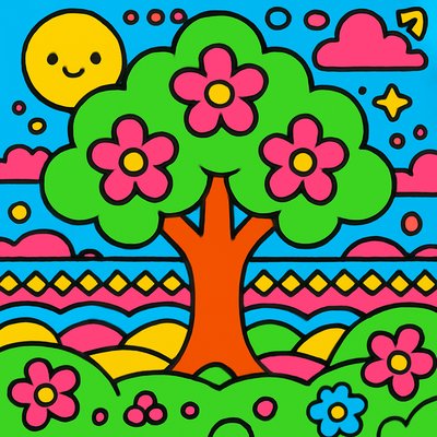 a tree in nature