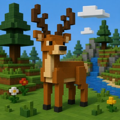 animal standing in natural pose