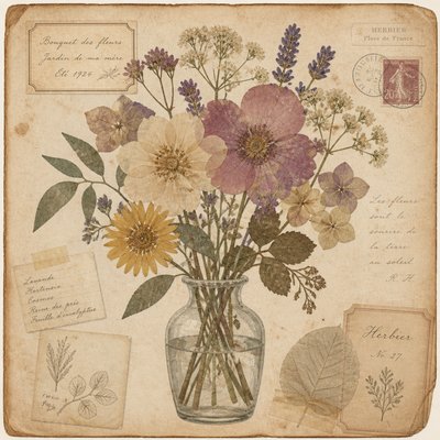 bouquet of flowers in a glass vase