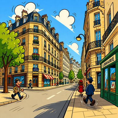 Cartoon Comic Art Style Transfer Example