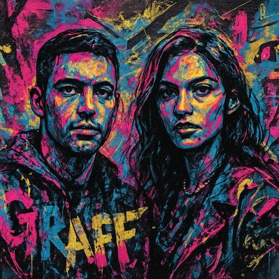 portrait of two people together