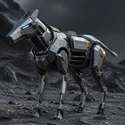animal standing in natural pose — Hard Sci-Fi Art