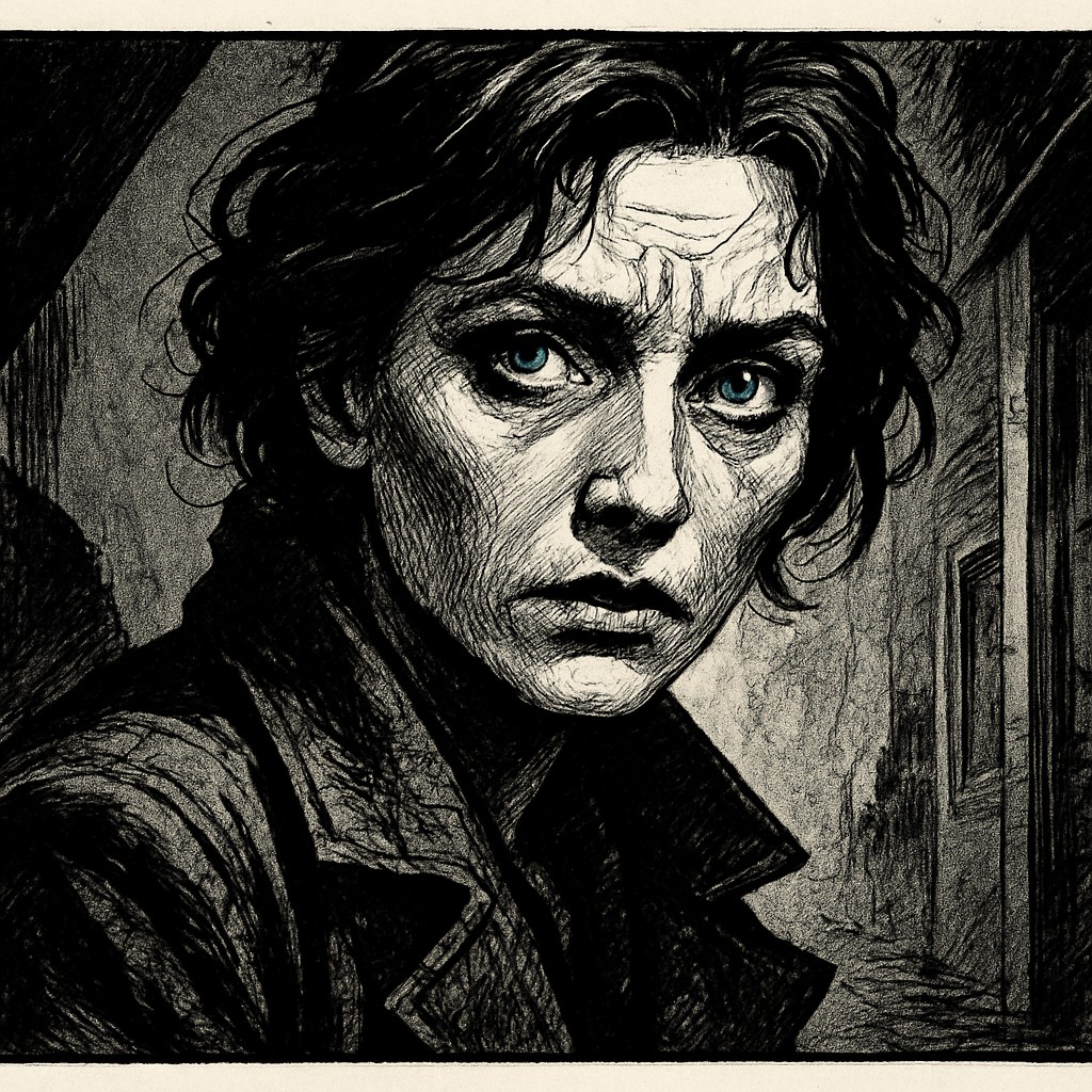 portrait of a person with expressive eyes