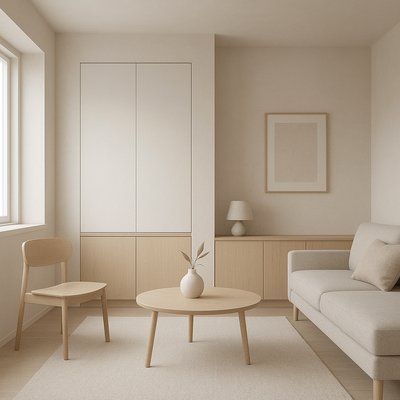 Scandinavian Furniture Art Style Transfer Example