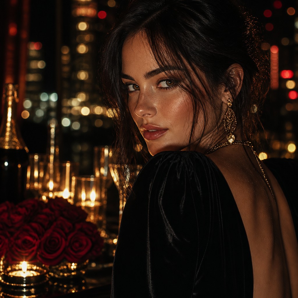 Night Luxe Aesthetic example artwork 1