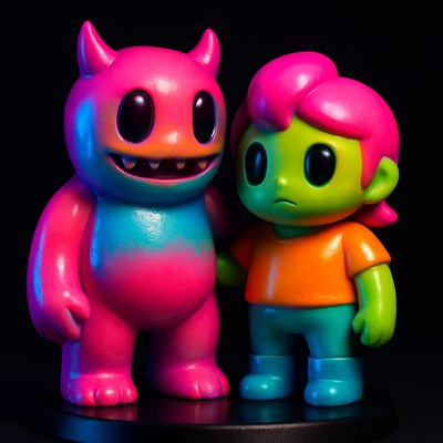 portrait of two people together