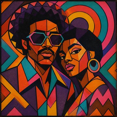 portrait of two people together