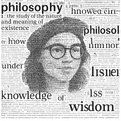 Text-Based Conceptual Art Style Style Transfer Example